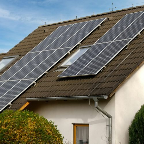 Home solar panel. Alternative energy for house. Home solar panel. Alternative energy for house.